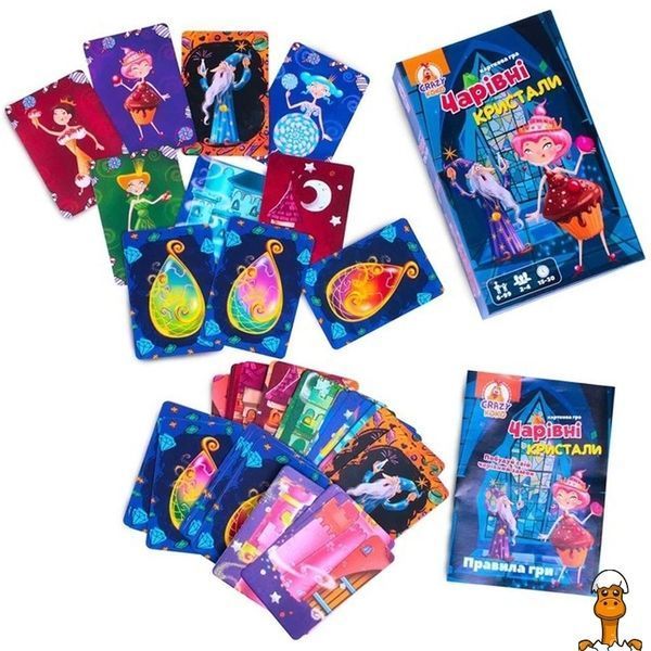 Мамалюк - Гра настільна розважальна Чарівні кристали 50 карток Vladi Toys Vladi Toys RT2-VT8077-04