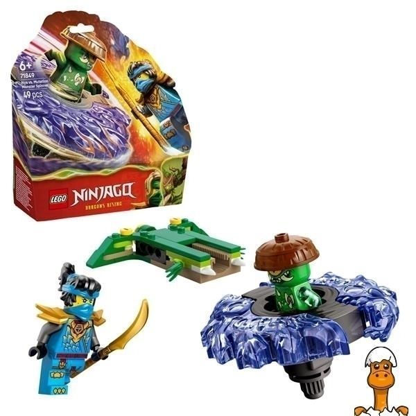 Мамалюк - Конструктор LEGO Ninjago Ния против спинера монстра-мутанта 49 Деталей (71849) LEGO A4-71849