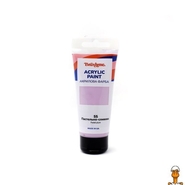 Мамалюк - Акрилова фарба глянцева пастельно-сливова 60 мл Brushme Brushme RT2-TBA60055
