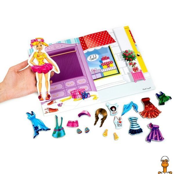 Мамалюк - Магнітна гра Одевашка Блондинка українською мовою Vladi Toys Vladi Toys RT2-VT3204-30