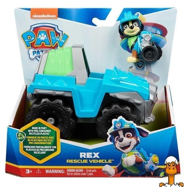 Мамалюк - Ігровий набір Paw Patrol Рятувальний автомобіль із водієм Рексом (SM16775/2886) Paw Patrol A4-SM16775-2886