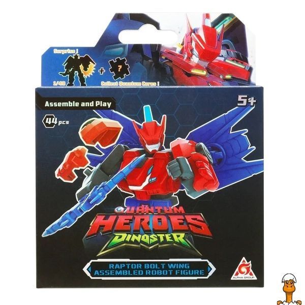 Мамалюк - Дитячий робот-конструктор Раптор 45 деталей Dinoster Dinoster RT2-EU580881A-6