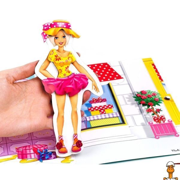Мамалюк - Магнітна гра Одевашка Блондинка українською мовою Vladi Toys Vladi Toys RT2-VT3204-30