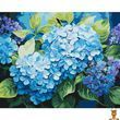 Картина за номерами Блакитна гортензія LW3489 40х50 см Origami