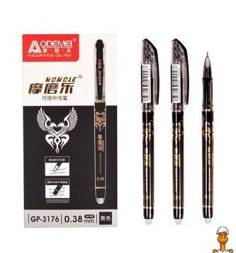 Мамалюк - Ручка пише-стирає чорна упаковка 12 шт COLOR-IT COLOR-IT RT2-3176-BLACK
