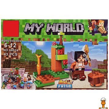 Мамалюк - Конструктор детский 40 деталей Minecraft Bambi Bambi RT2-66024K-8