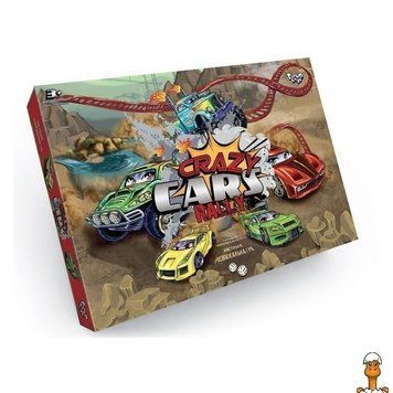 Мамалюк - Настільна розважальна гра для дітей Crazy Cars Rally Danko Toys Danko Toys RT2-DTG93R