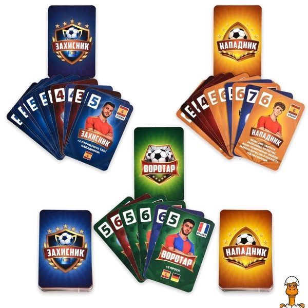 Мамалюк - Карточная игра Карточный футбол 55 карточек Strateg Strateg RT2-31204