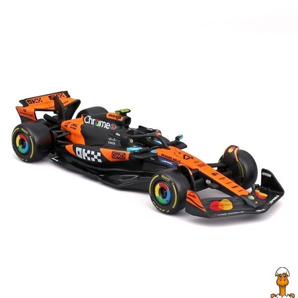 Мамалюк - Колекційна автомодель McLaren F1 MCL39 2025 1:43 масштаб Bburago Bburago RT2-18-38248