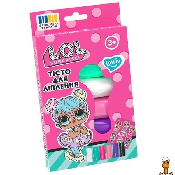 Мамалюк - Набір для ліплення з тіста 6 кольорів у стиках Lovin Lovin RT2-LOL41245