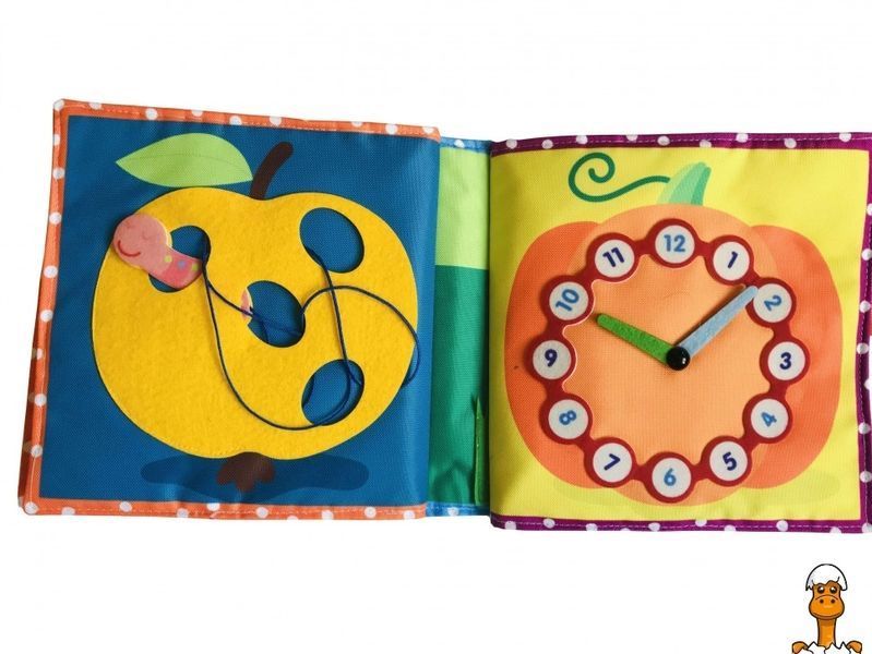 Мамалюк - Дитяча текстильна розвиваюча книга Сонечко Bambini Bambini RT2-403686