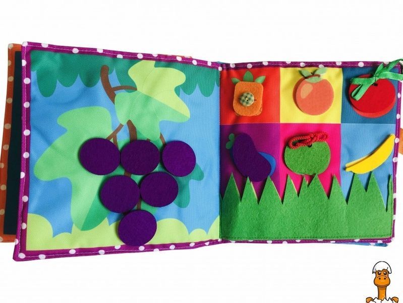 Мамалюк - Дитяча текстильна розвиваюча книга Сонечко Bambini Bambini RT2-403686