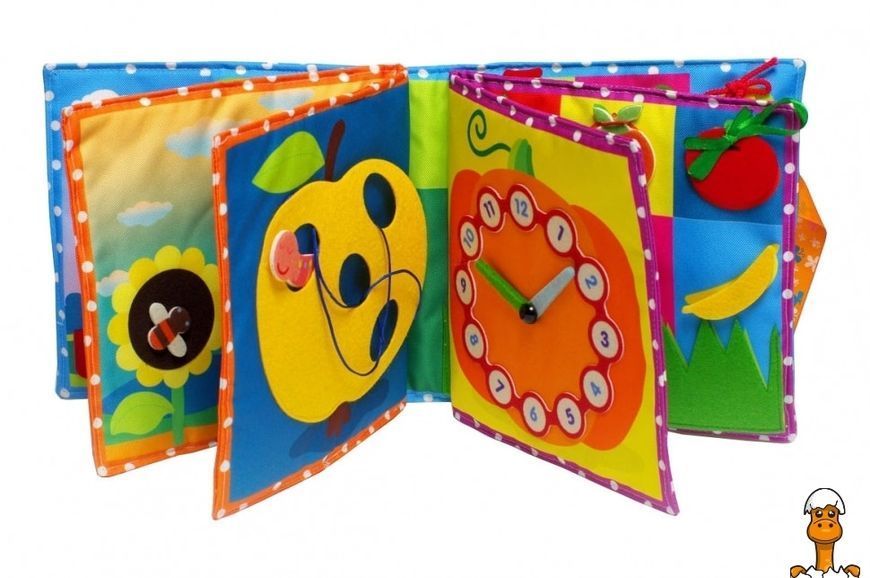 Мамалюк - Дитяча текстильна розвиваюча книга Сонечко Bambini Bambini RT2-403686