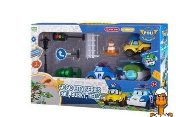 Мамалюк - Ігровий набір Robocar Poli GoGo Міська серія Полі Баккі Хеллі (ZR-912) Robocar POLI A4-ZR-912