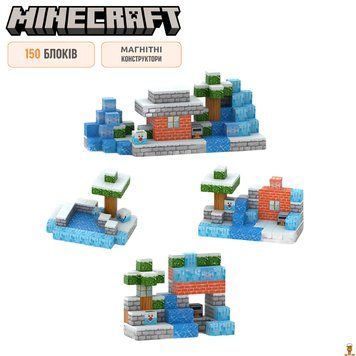 Мамалюк - Дитячий магнітний конструктор Minecraft Льодяна зима з 150 блоків MNC MNC M5-MNC-150K