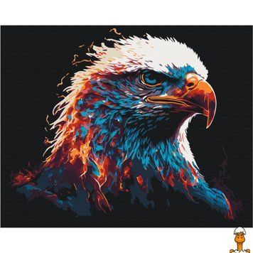 Мамалюк - Картина за номерами Полум'яний орел 40х50 см Brushme Brushme RT2-BS53695