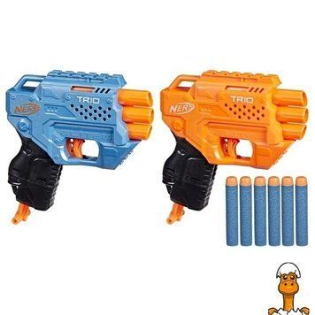 Мамалюк - Набор бластеров Nerf Elite 2.0 Trio Combo 2 шт. (F6786) Nerf A4-F6786