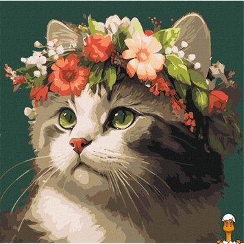 Мамалюк - Картина&nbsp;за&nbsp;номерами&nbsp;Весняний&nbsp;вінок &copy;art_selena_ua KHO6509&nbsp;40х40 см Ідейка Идейка ідейка RT2-KHO6509
