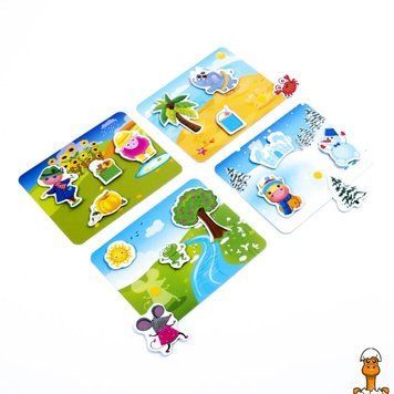 Мамалюк - Настільна гра на липучках Яка пора року українською мовою Vladi Toys Vladi Toys RT2-VT1302-25