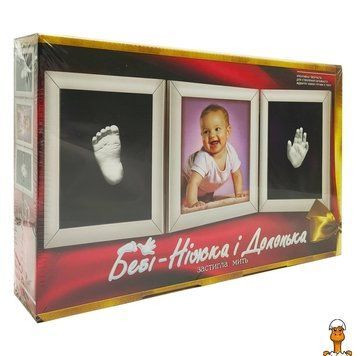 Мамалюк - Набір для творчості дитячий відбиток ніжки і долоні Danko Toys Danko Toys RT2-БНЛ-01U