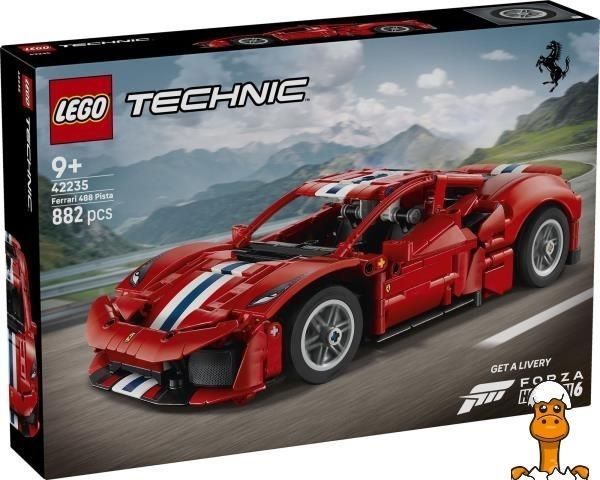 Мамалюк - Конструктор Автомобиль Ferrari 488 PISTA LEGO&reg; Technic (42235) LEGO A4-42235