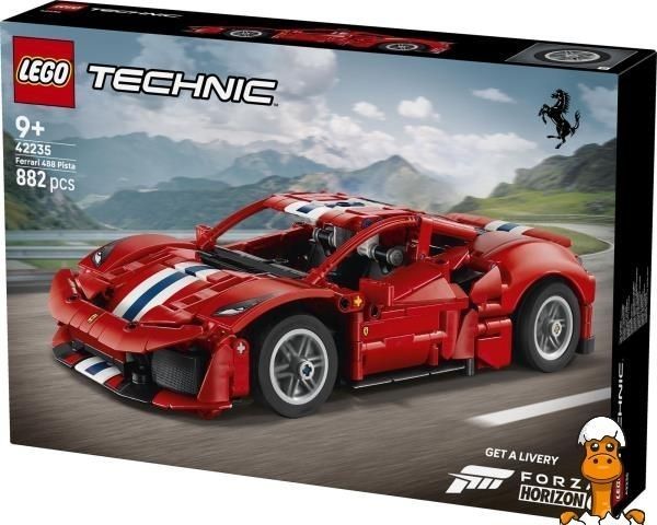 Мамалюк - Конструктор Автомобиль Ferrari 488 PISTA LEGO&reg; Technic (42235) LEGO A4-42235