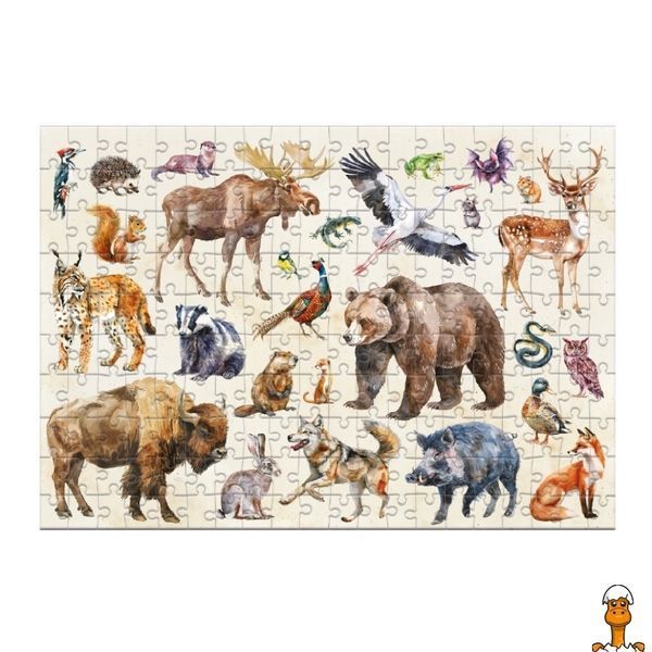 Мамалюк - Пазл детский Лесные животные 200 элементов DoDo Toys DoDo Toys RT2-300638
