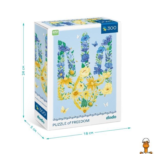 Мамалюк - Пазл класичний Квітучий тризуб 300588 300 елементів DoDo Toys DoDo Toys RT2-300588