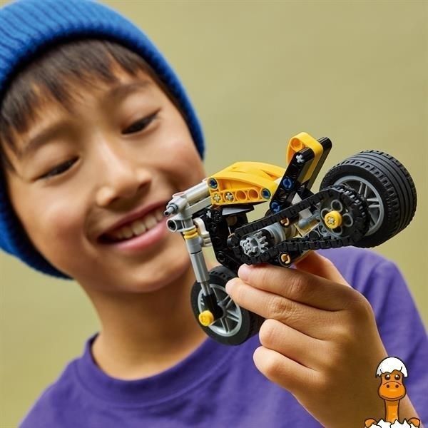 Мамалюк - Конструктор LEGO Technic Жовтий мотоцикл 151 Деталь (42225) LEGO A4-42225