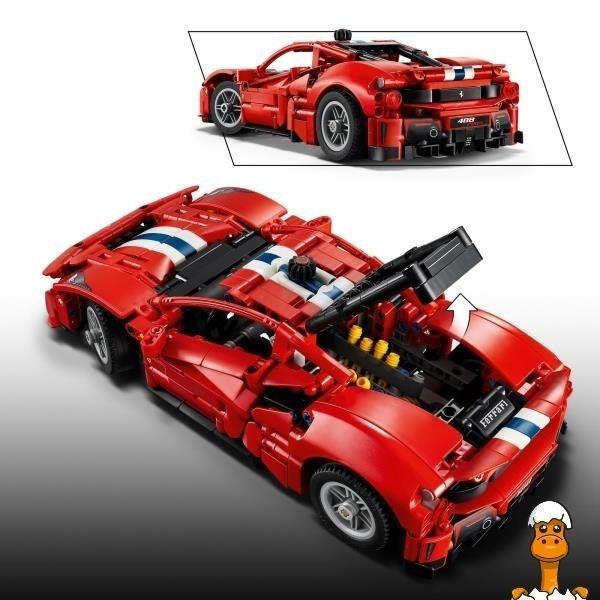 Мамалюк - Конструктор Автомобиль Ferrari 488 PISTA LEGO&reg; Technic (42235) LEGO A4-42235