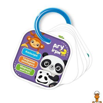 Мамалюк - Дитячі навчальні картки на кільці Кольори Тварини Vladi Toys Vladi Toys RT2-VT2000-01