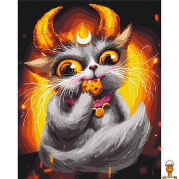 Мамалюк - Картина за номерами Котик Телець 40x50 см Brushme Brushme RT2-BS54080