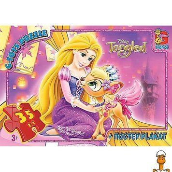 Мамалюк - Дитячий класичний пазл Рапунцель 35 елементів G-Toys G-Toys RT2-TA010