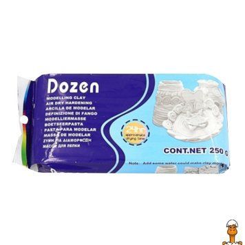 Мамалюк - Маса для ліплення біла 250 грам Dozen Dozen RT2-DSCN0664