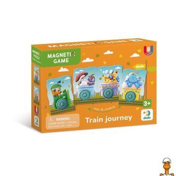 Мамалюк - Детская магнитная игра Путешествие на поезде 8 элементов DoDo Toys DoDo Toys RT2-200254