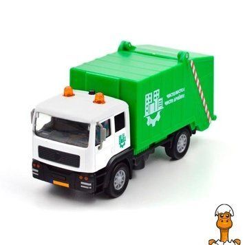 Мамалюк - Автомодель TechnoDrive Сміттєвоз зі світлом і звуком 16 см (510705.270) TechnoDrive A4-510705.270