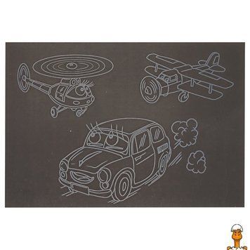Мамалюк - Гравюра дитяча Транспорт А5 в пакеті Danko Toys Danko Toys RT2-ГРА5С-14