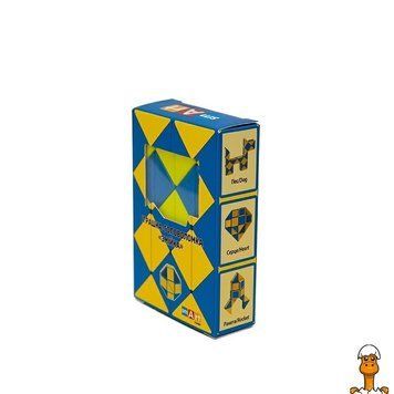 Мамалюк - Головоломка Змійка синьо-жовта Smart Cube Smart Cube RT2-SCU024