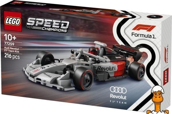 Мамалюк - Конструктор LEGO&reg; Speed Champions Гоночный автомобиль Audi Revolut F1&reg; Team R26 216 деталей (77259) LEGO A4-77259