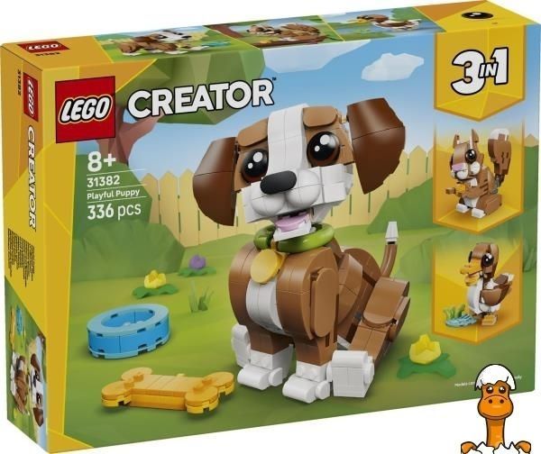 Мамалюк - Конструктор LEGO Creator Чарівні тварини: грайливе цуценя 336 Деталей ( 31382 ) LEGO A4-31382