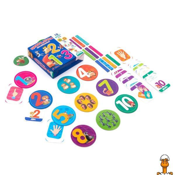 Мамалюк - Настільна гра для дітей Цифри рахунок Vladi Toys Vladi Toys RT2-VT2911-09