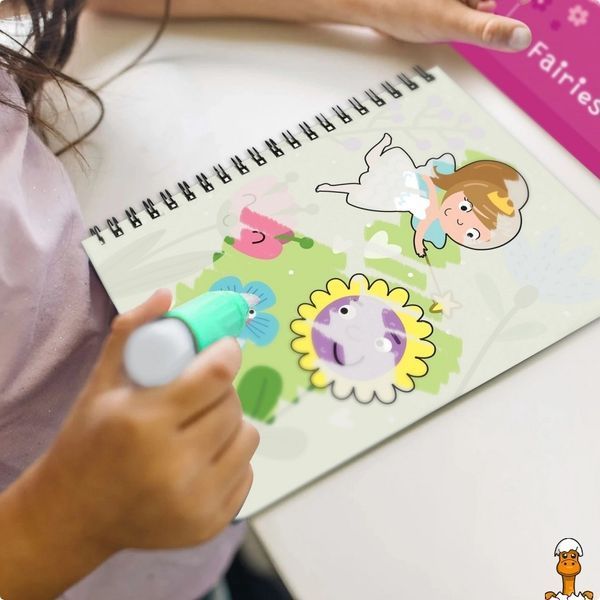Мамалюк - Набір водних розмальовок Феї з водяним маркером DoDo Toys DoDo Toys RT2-300312