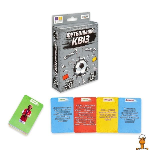 Мамалюк - Карточная игра Футбольный квиз 55 карточек Strateg Strateg RT2-31205ST