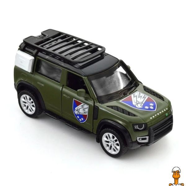 Мамалюк - Автомобильная модель Land Rover Defender 110 серия Шевроны Героев 25 ОПДБр TechnoDrive TechnoDrive RT2-250289M