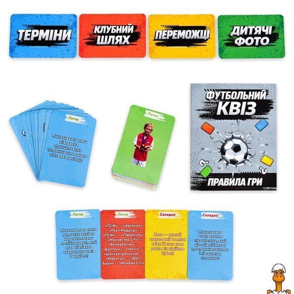 Мамалюк - Карточная игра Футбольный квиз 55 карточек Strateg Strateg RT2-31205ST