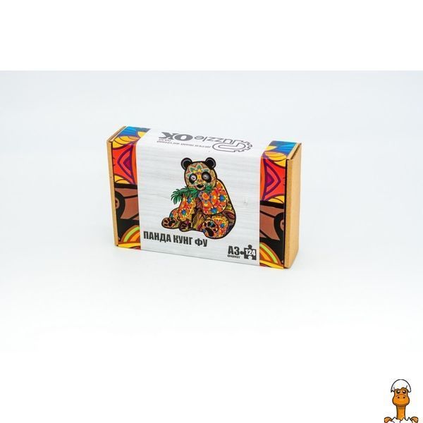 Мамалюк - Фігурний дерев'яний пазл Кунг-фу Панда 124 елементи PuzzleOK PuzzleOK RT2-PUZA3-01211