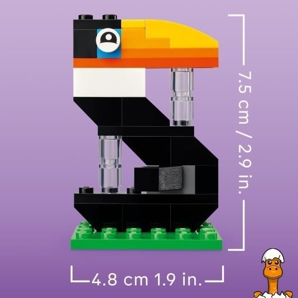 Мамалюк - Конструктор LEGO&reg; Цифры на день рождения Животный декор 281 деталь (40807) LEGO A4-40807