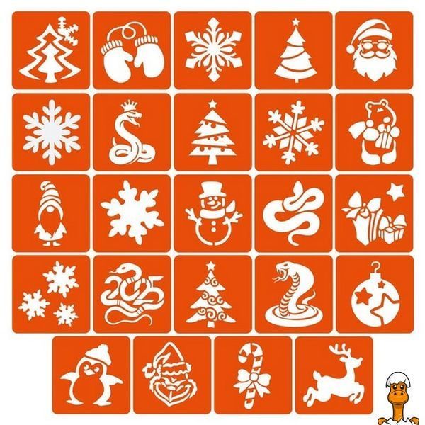 Мамалюк - Детский набор для био-тату с глиттером Зима 2025 Fresh Tattoo Fresh Tattoo RT2-SET-WINTER-GLITTER-2025