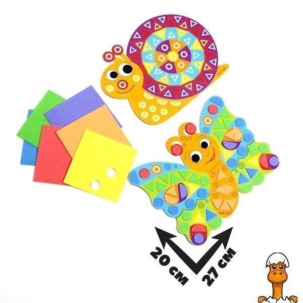 Мамалюк - Дитяча мозаїка Vladi Toys Равлик (VT4511-01) Vladi Toys A4-VT4511-01