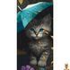 Картина по номерам Милый котенок 40х80 см Art Craft